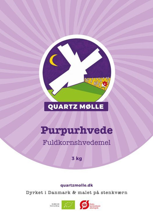 Quartz Mølle Purpurhvede ØKO fuldkorn 3kg