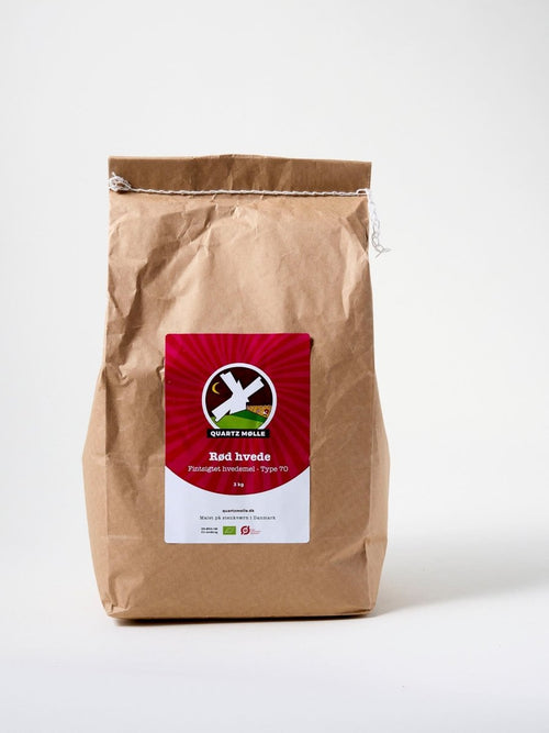 Quartz Mølle Rød hvede ØKO T70 fintsigtet 3kg