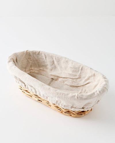 Handmade Oval Wicker Proofing Basket - SIMPEL - sourdough & coffee