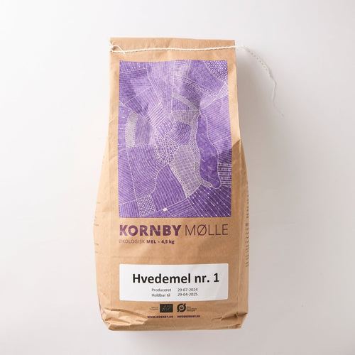 Kornby Mølle Hvedemel Nr - 1 Øko 4,5 kg